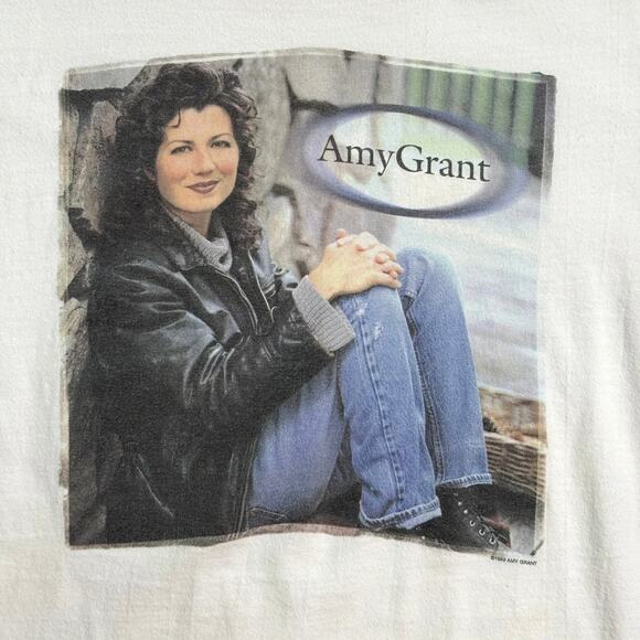 Vintage 90's Amy Grant Tour T-Shirt - M - Picture 2 of 7